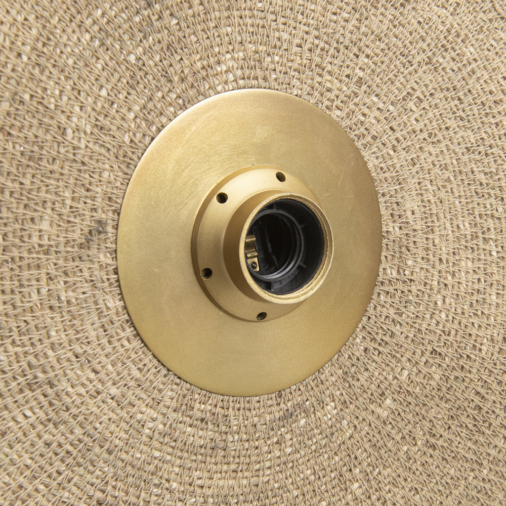 The Let's Groove Wall Lamp - Natural Brass - M