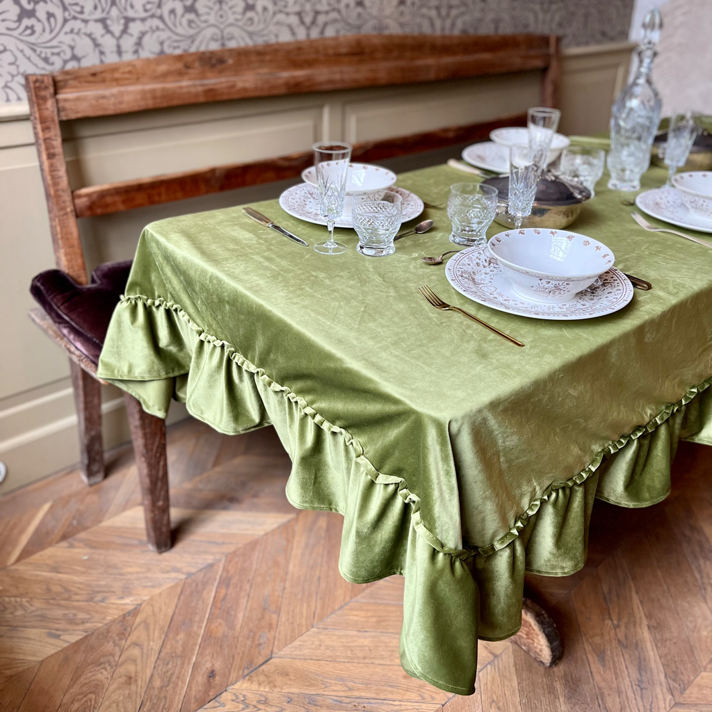Tablecloth Historical - Royal green