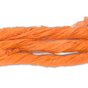 Bandana Ketting Zijden Sari Lint: Turquoise