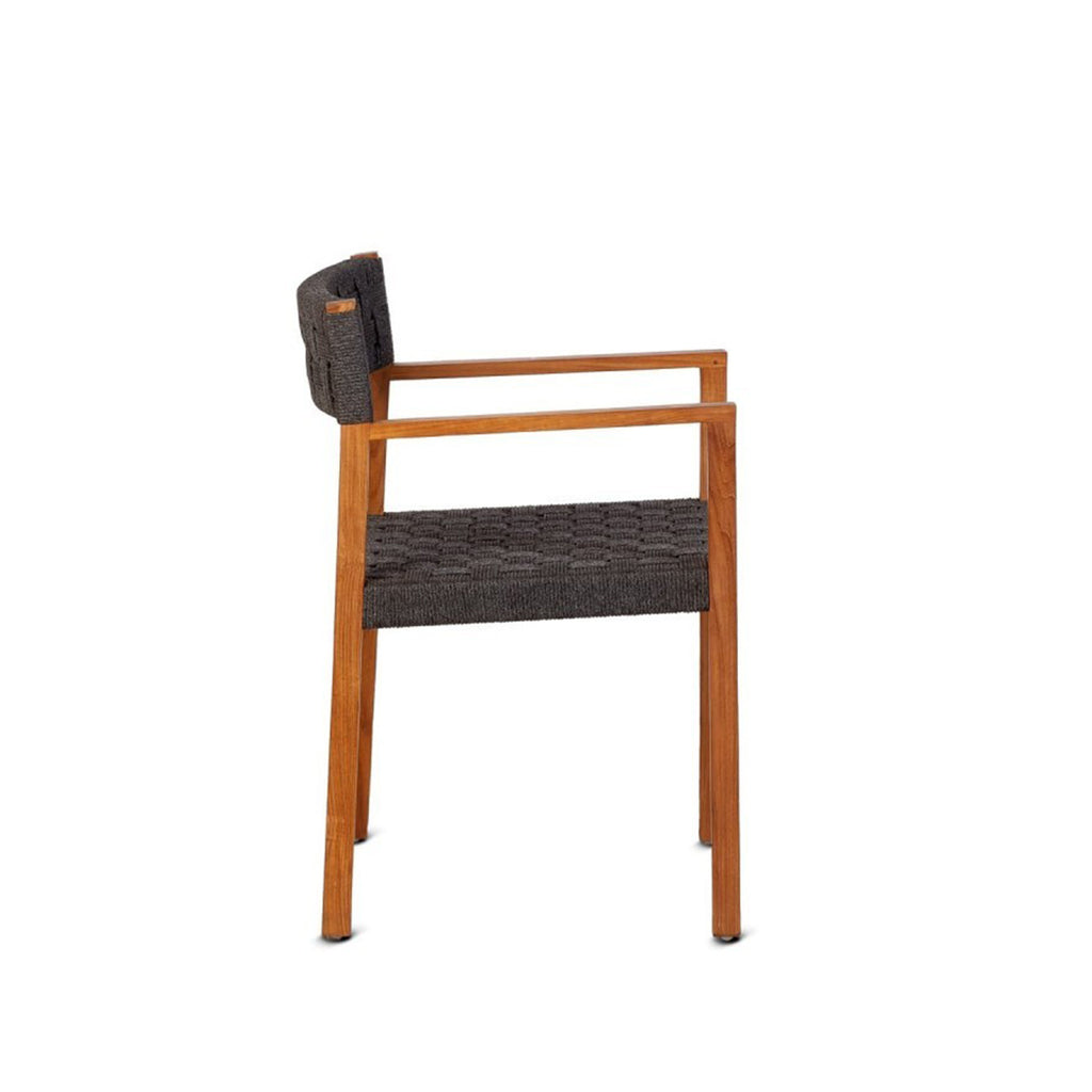 Cora Natural-Black Outdoor Chair