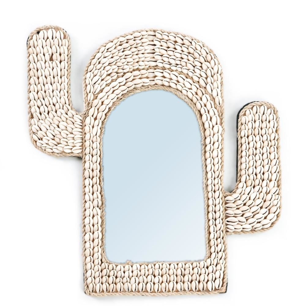 The Cactus Shell Mirror - Natural
