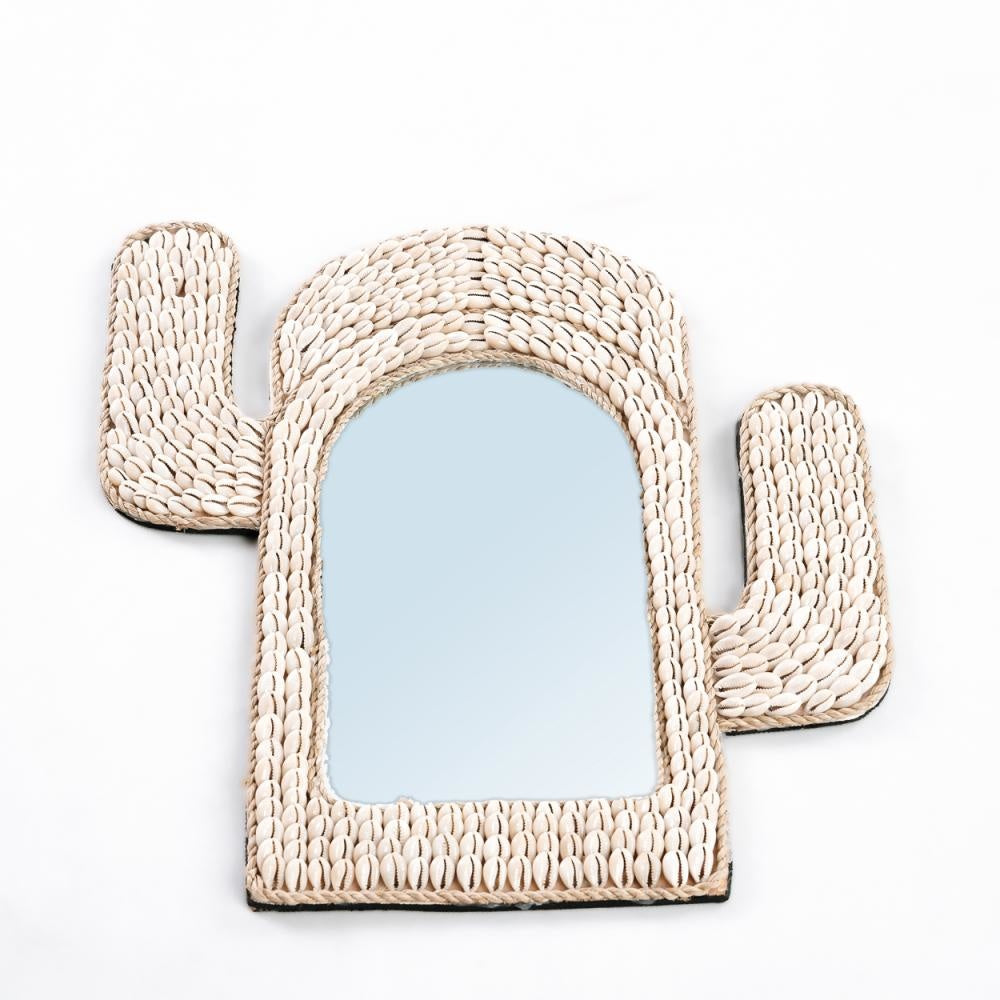 The Cactus Shell Mirror - Natural