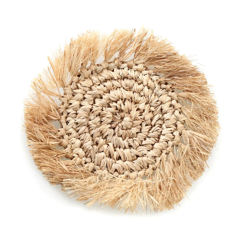 Fringe Raffia Coaster