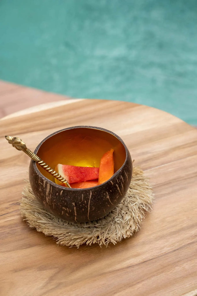 Fringe Raffia Coaster