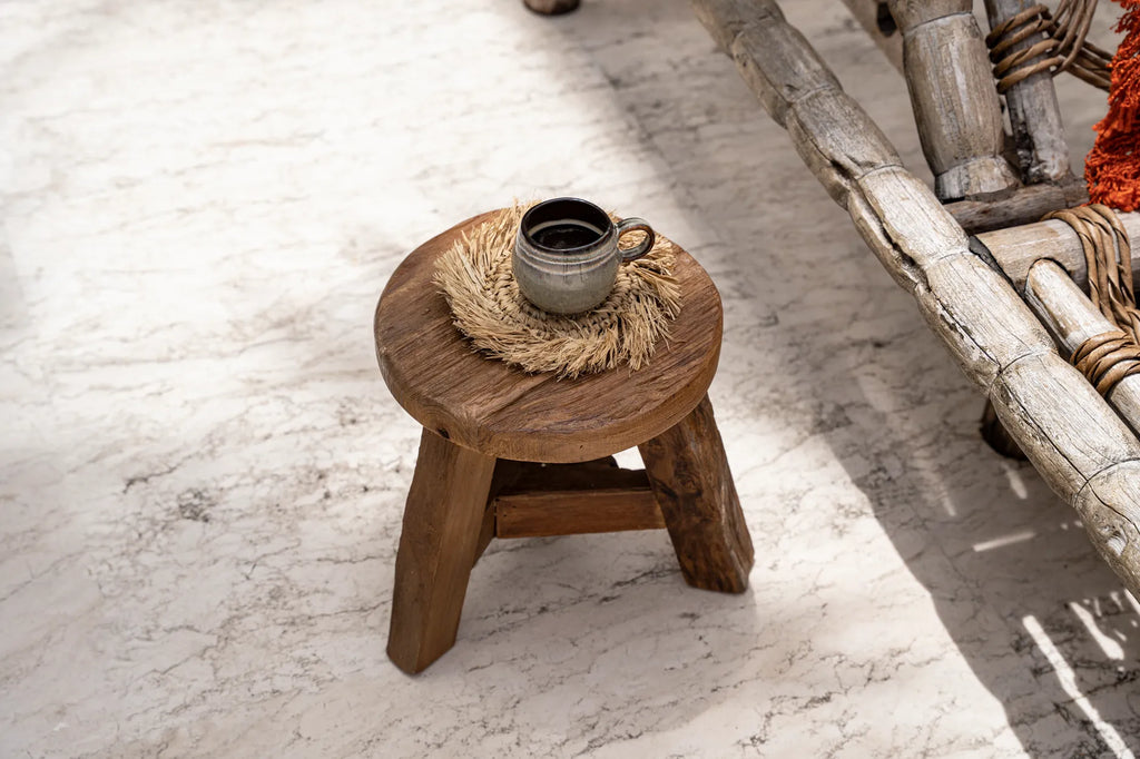 Fringe Raffia Coaster
