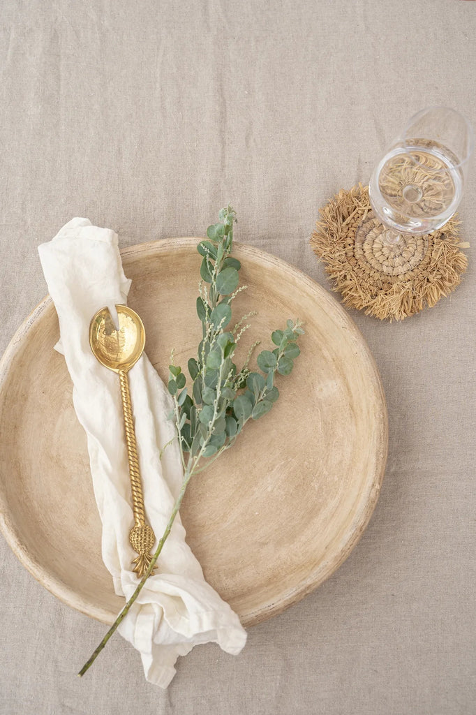 Fringe Raffia Coaster