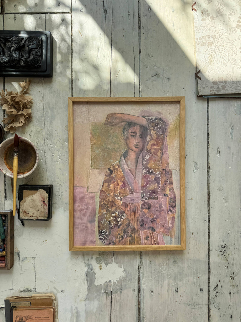 Print Kimono Fleurs Sauvages