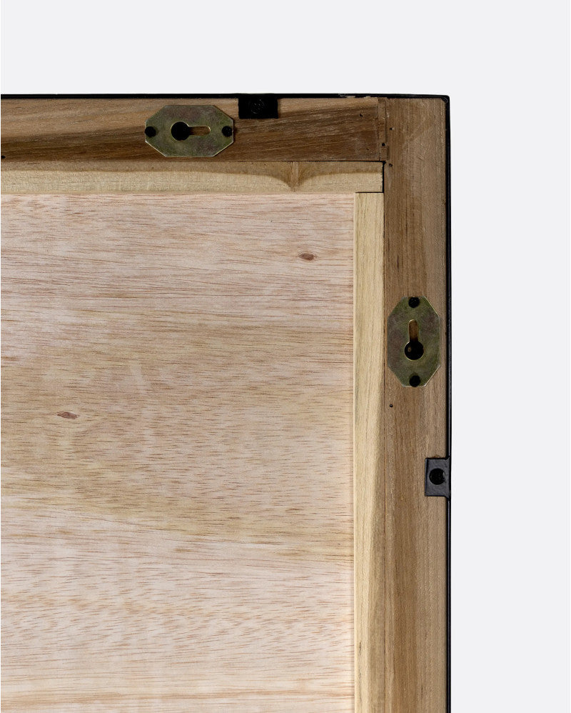 Geox Wood and Iron Mirror