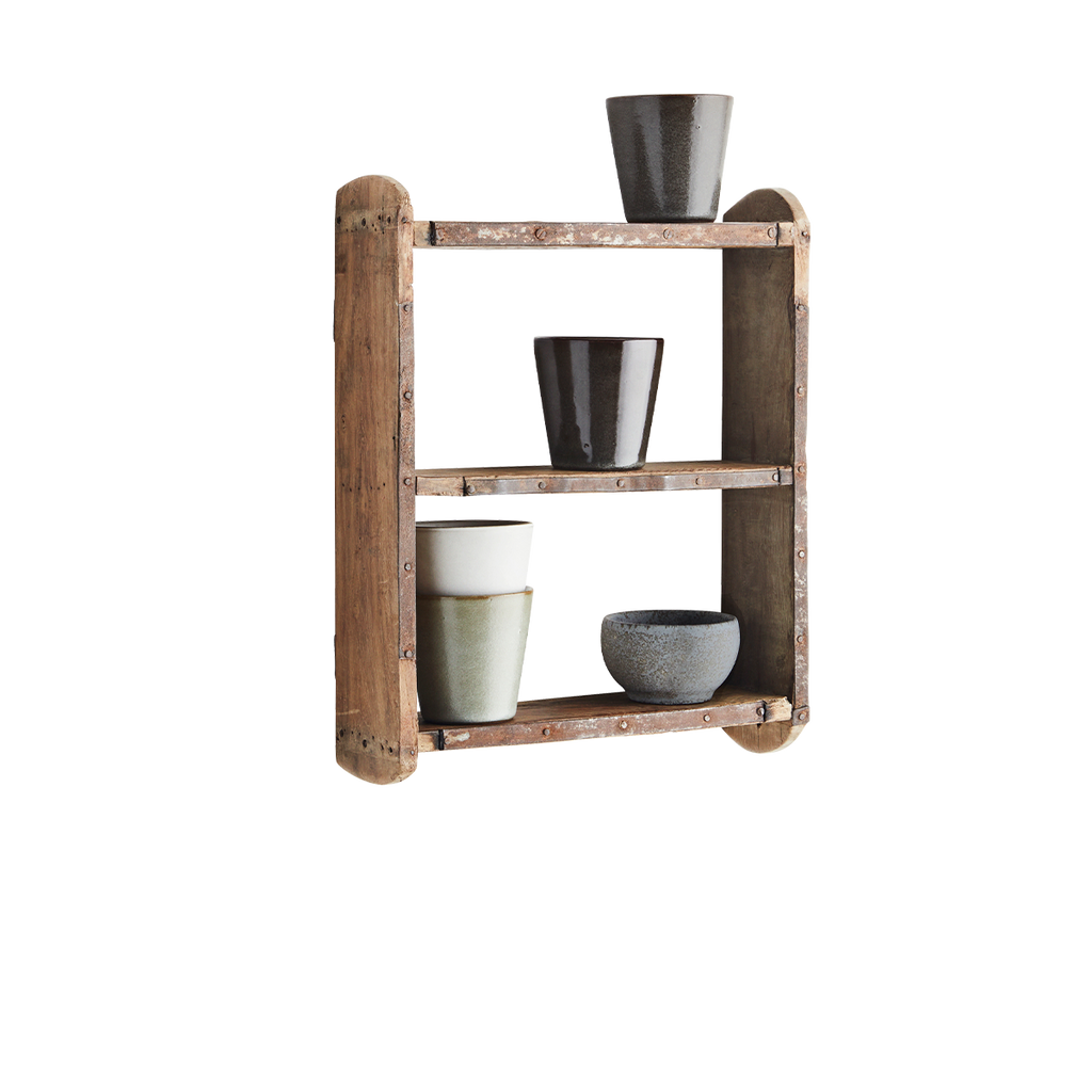 Wooden shelf