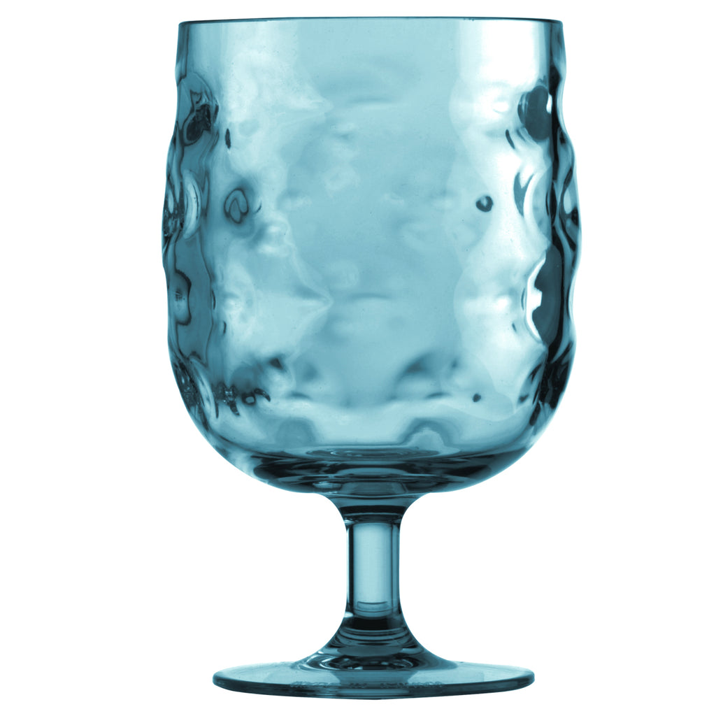 Wine Glass Moon Aqua