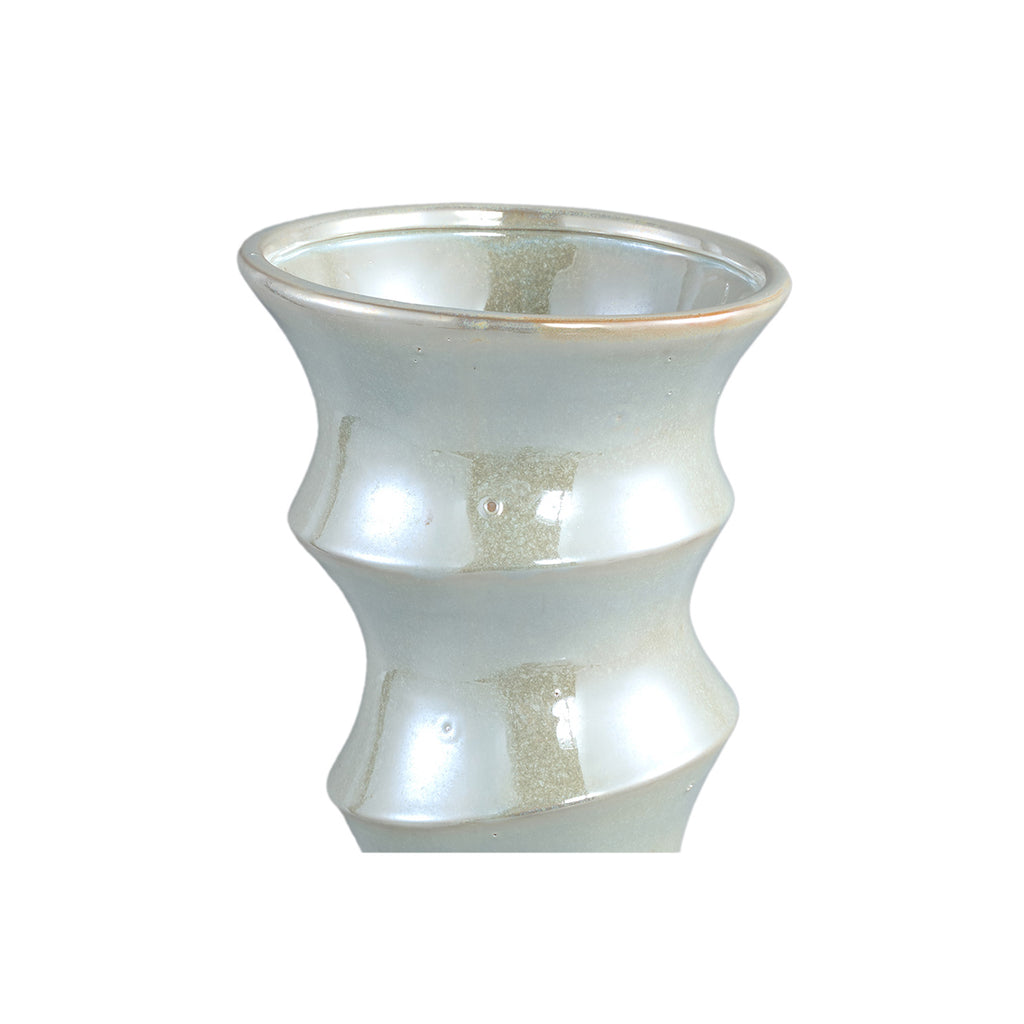 Enley Pearl Shiny Ceramic Pot