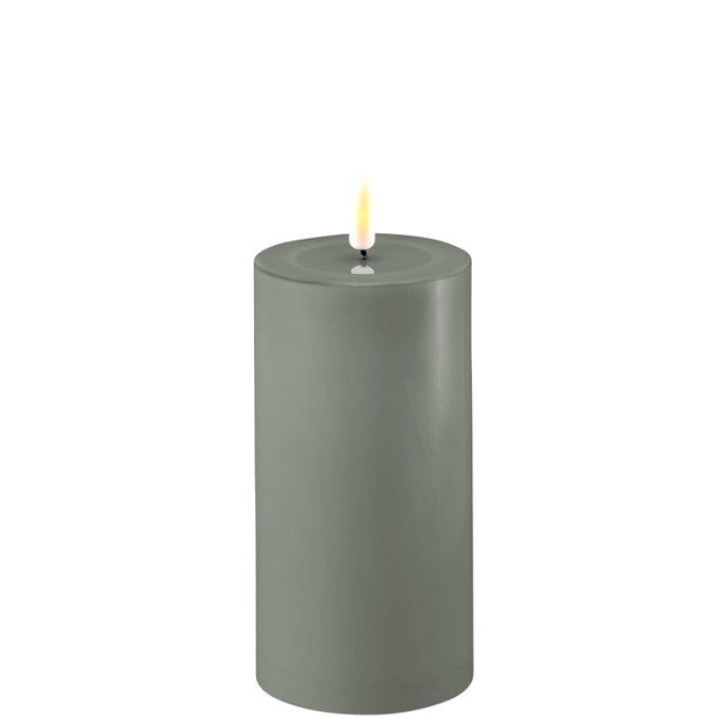 LED Salvie green Candle