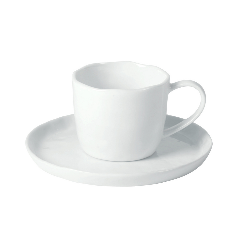 Cup & Saucer White