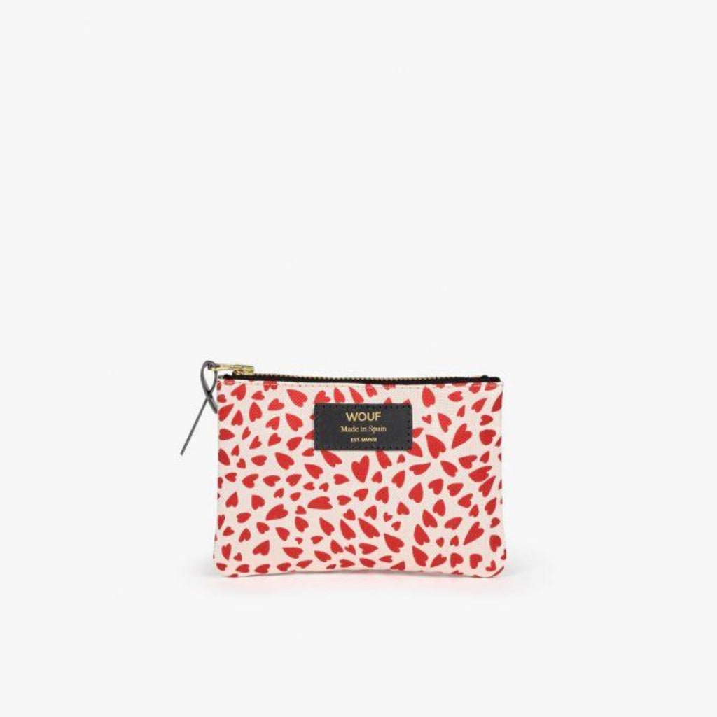 Red Hearts Small Pouch Bag