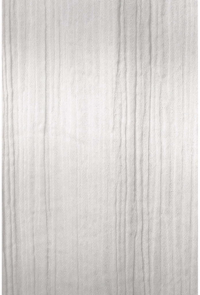 Fray curtain white