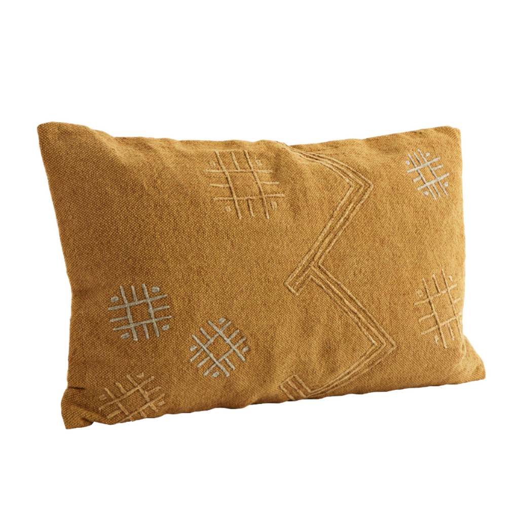 Cushion cover ambroidered Honey